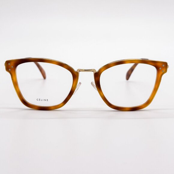 NEW CELINE CL 50002U 055 WOMEN LIGHT HAVANA EYEGLASSES CELINE CL50002U 055 - Picture 1 of 11